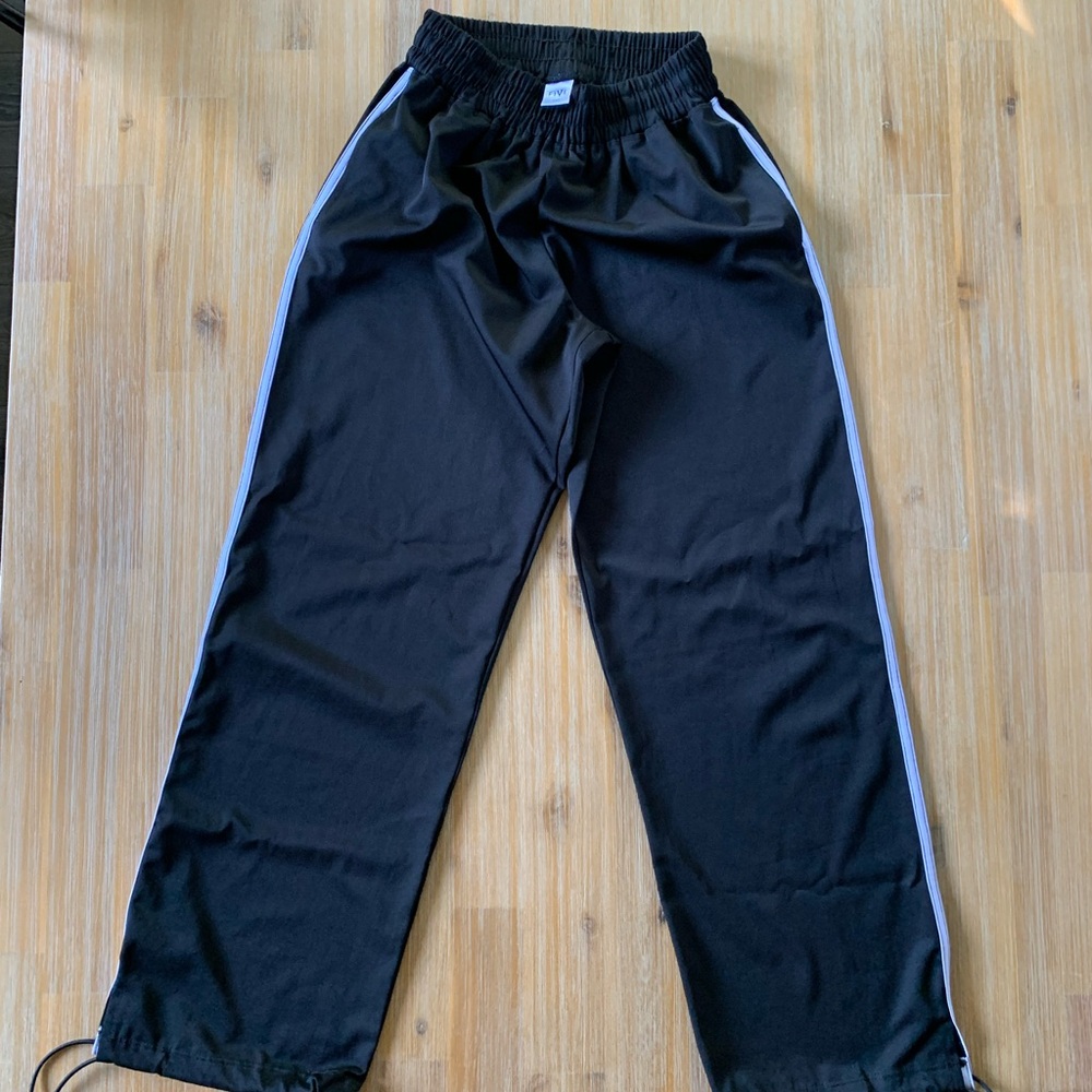 Kids Black Track Pants